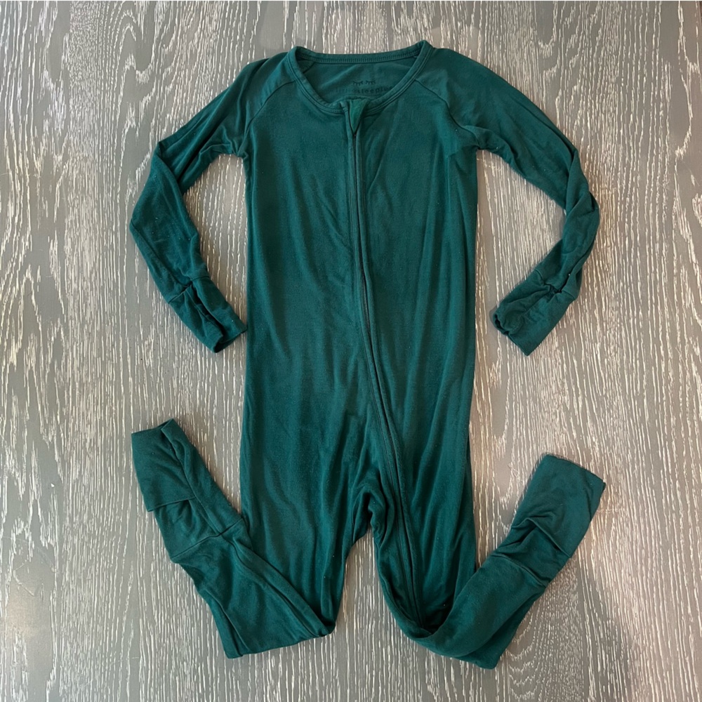 Little Sleepies Dark Green Emerald 18-24M Zippy